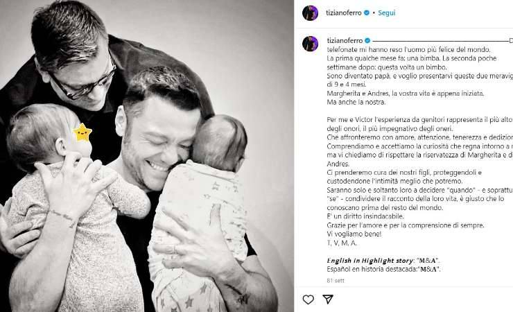 tiziano ferro ex marito proposta matrimonio