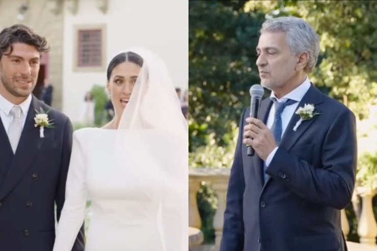 papà cecilia belen matrimonio video