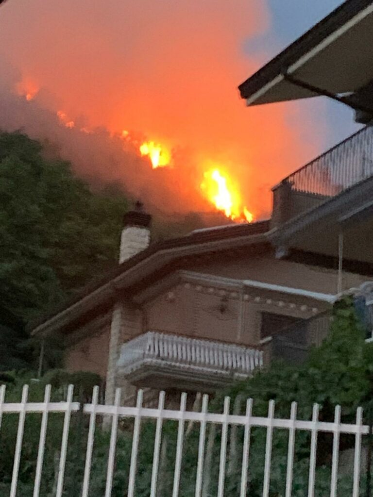 Incendio Mercogliano