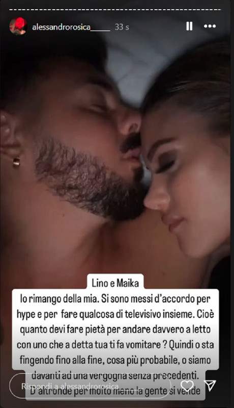 Lino e Maika sempre più vicini: la risposta di Alessia